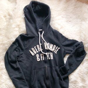 Black Amber Crombie and Fitch zip up